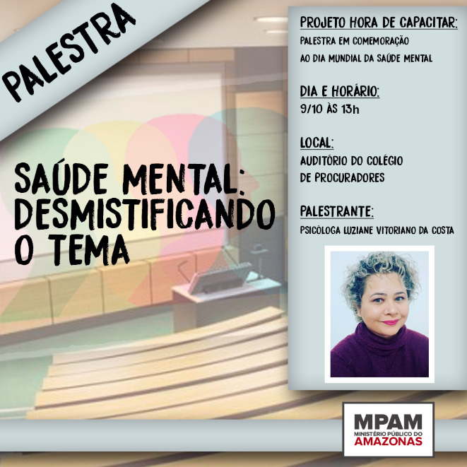 07-10-2019 - Saúde Mental Desmistificando o tema 2a6a3