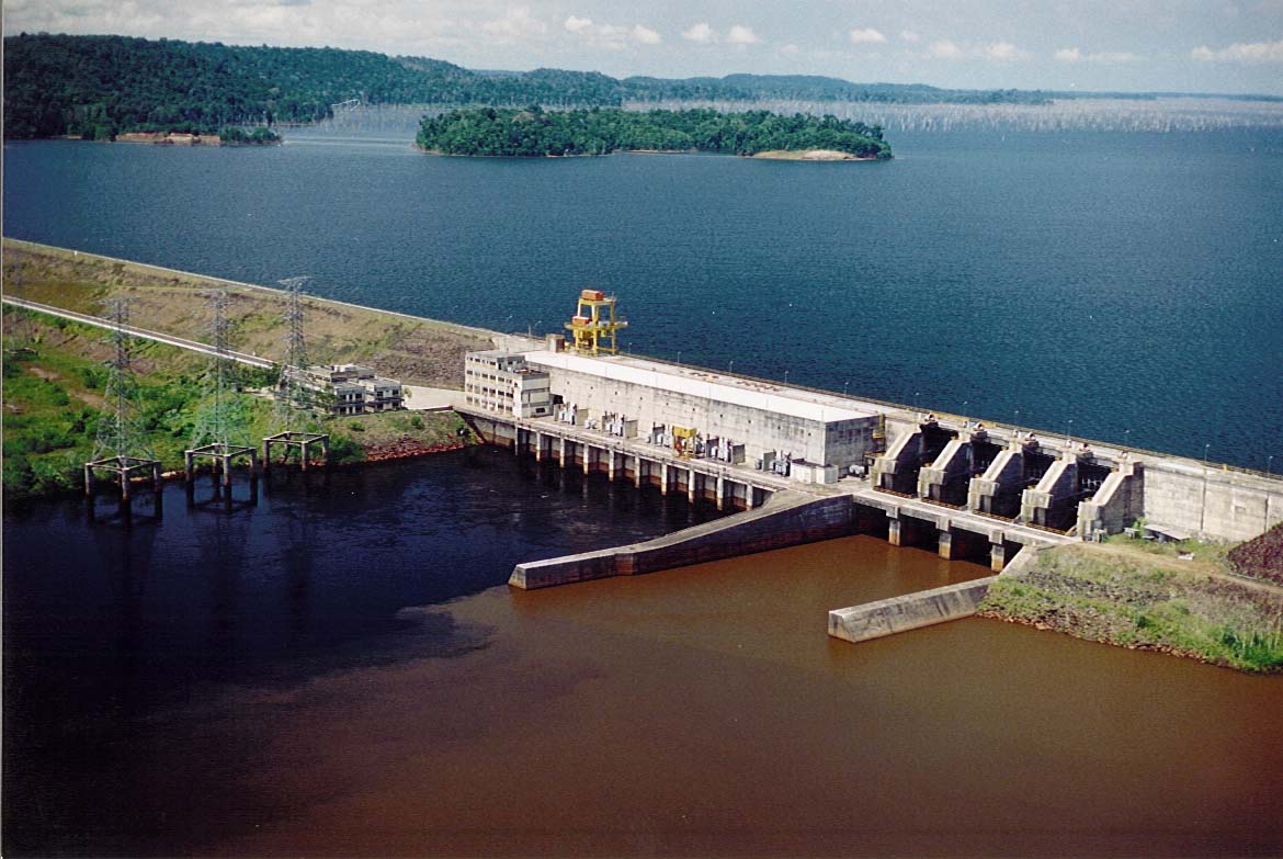 hidrelétrica Barragem