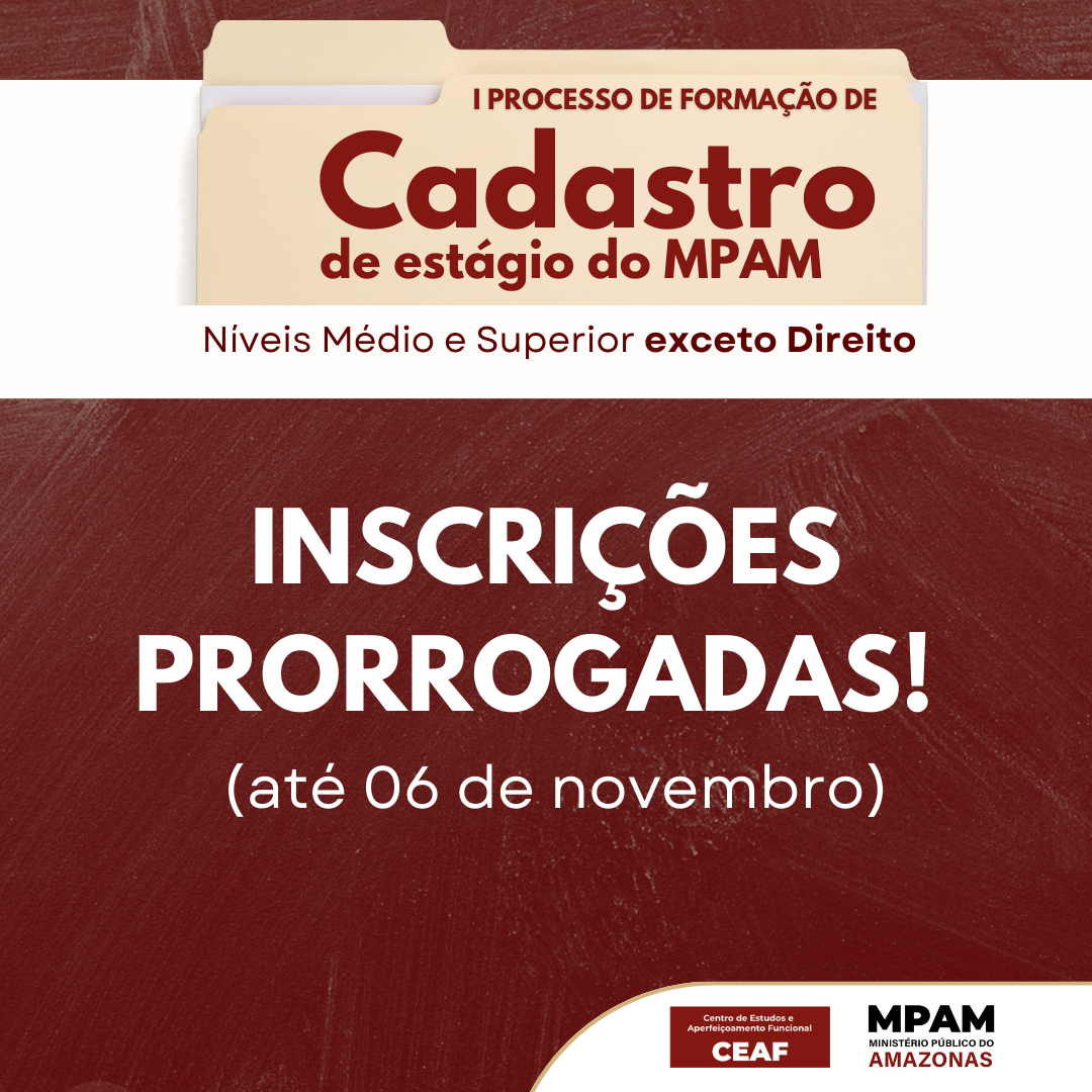 inscrições prorrogadas d9346