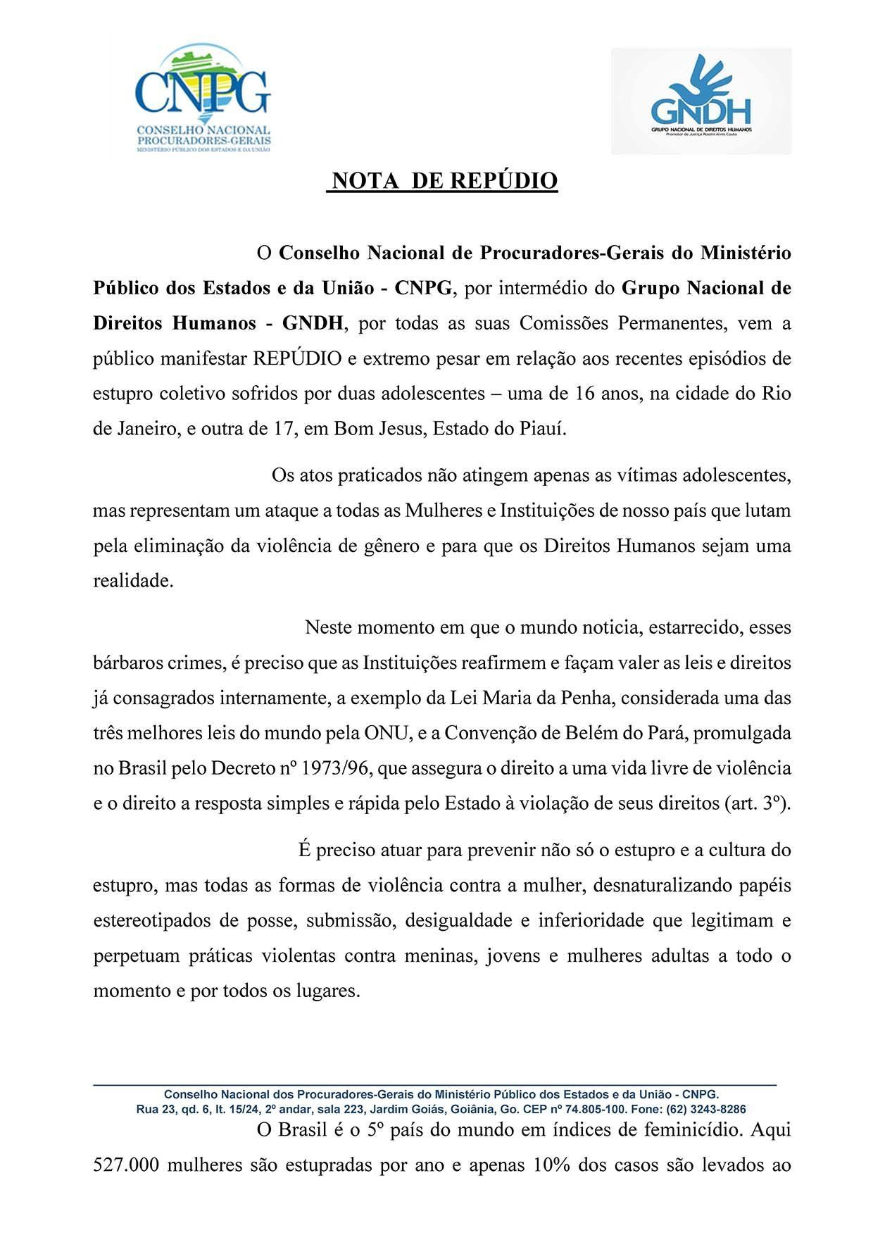 nota repudio estupro Página 1